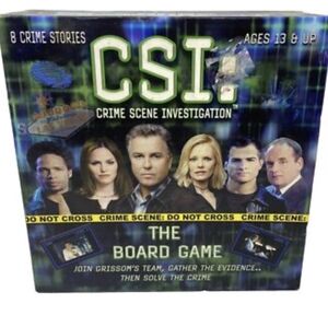 CSI: Crime Scene Investigation The Board Game CBS Specialty 2004 Sealed